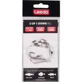 Leeda 2 Up 1 Down 3 Hook Sea Fishing Rigs Hook Size