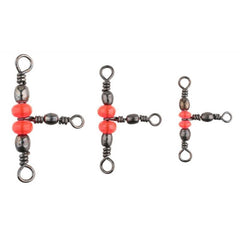 Mikado 3 Way Barrel Swivel With Red Beads