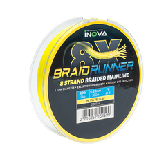 Inova Braid Runner 8X - Hi-Viz Yellow - 150m
