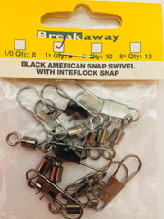 Breakaway black American snaps