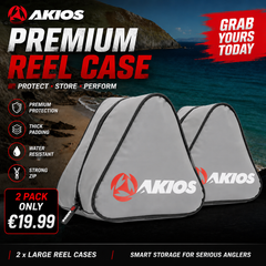 AKIOS 2 x Large Reel Case Deal 🎣 €19.00 Should be RRP €25.90