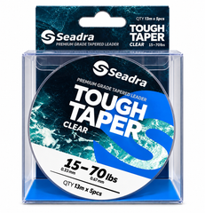 SEADRA Tough Taper Clear Leaders 13m