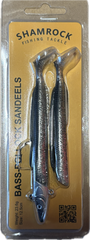 Shamrock Bass And Pollack Sandeels 12.5cm 23.6g Black/Silver