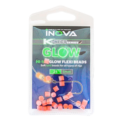 INOVA Flexi Bead DUO GLOW 5mm red