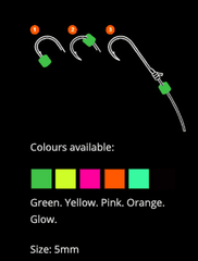INOVA Flexi Bead DUO GLOW 5mm chart