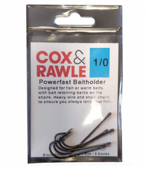 Cox & Rawle Powerfast Bait Holder Worm Hooks