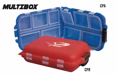 Blue and red Yuki Small Terminal Bits Box with visible branding on a white background