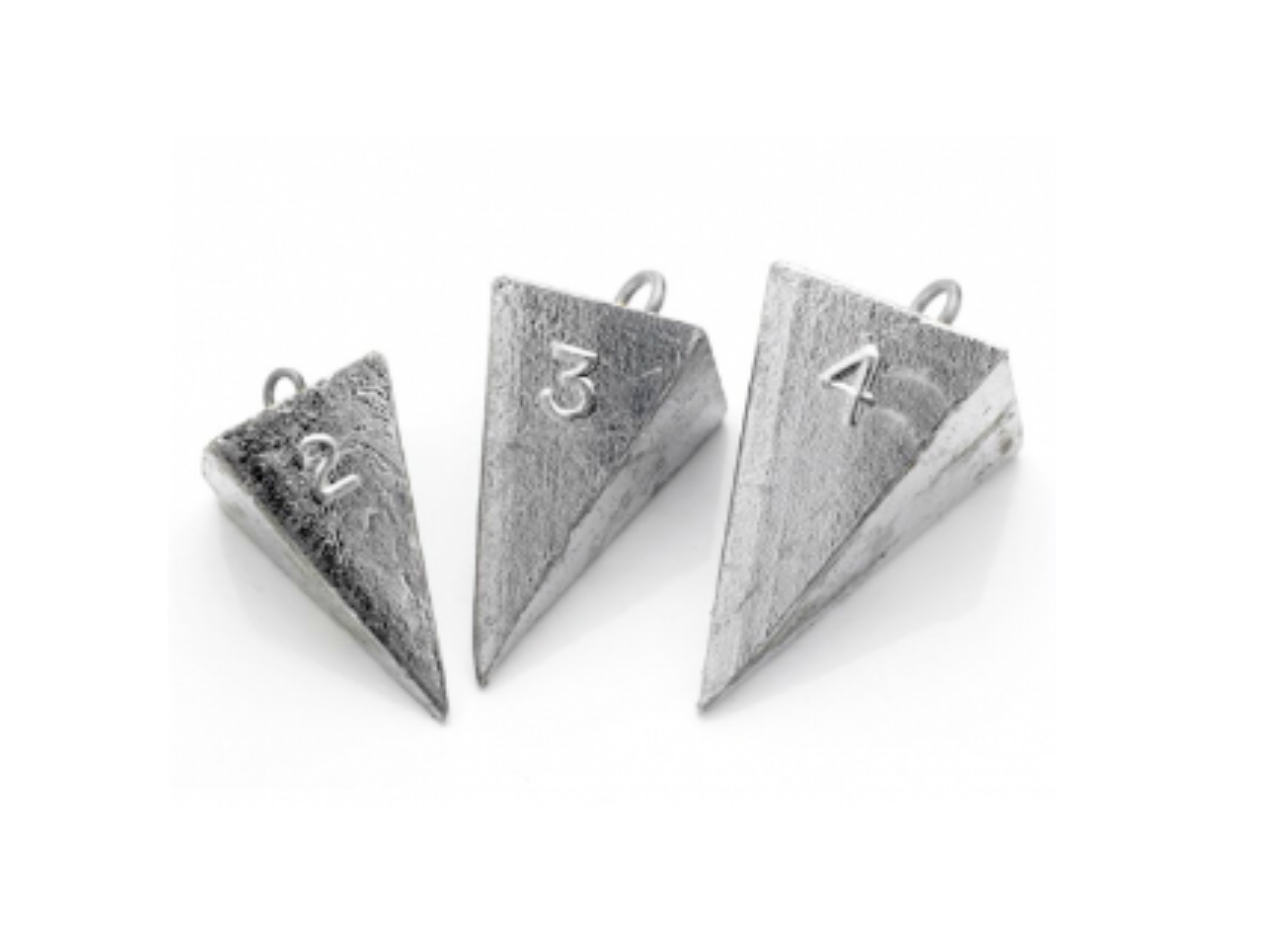 The Angling Hub Pyramid Fishing Lead Weights