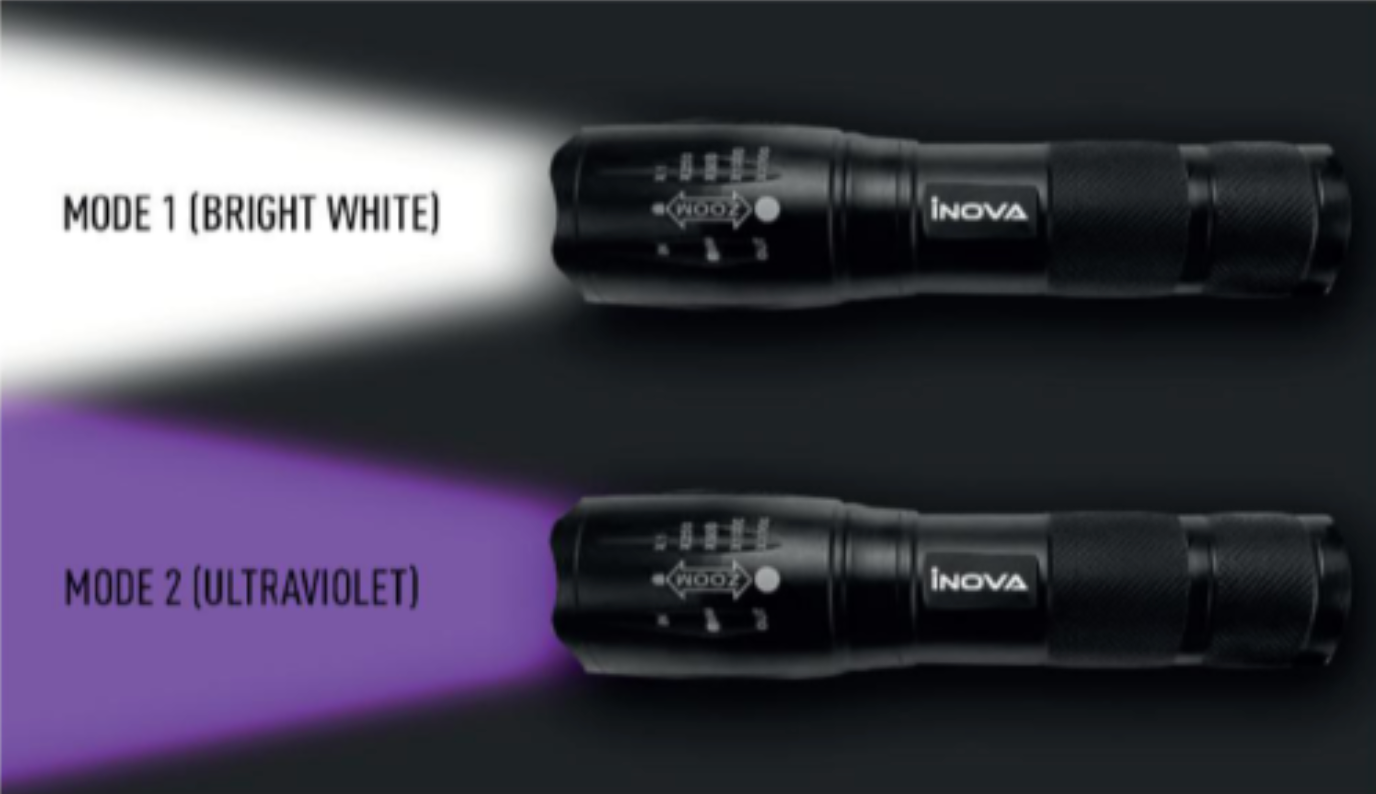INOVA Dual UV/LED Torch 2In1