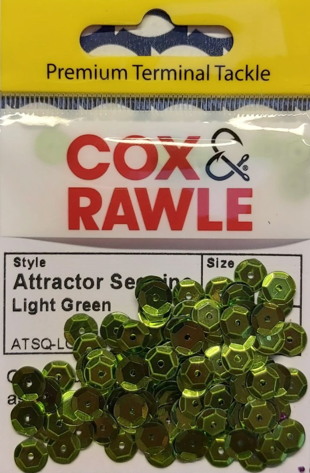 Cox & Rawle Attractor Sequins 6mm Green