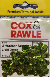 Cox & Rawle Attractor Sequins 6mm Green