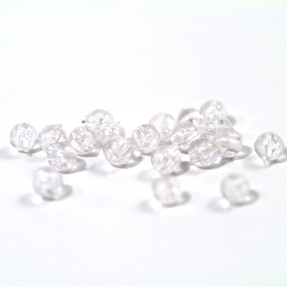 Tronixpro Round Clear Rig Beads 3mm