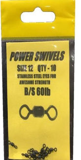 Power Stainless Steel Swivels (10 Packs)