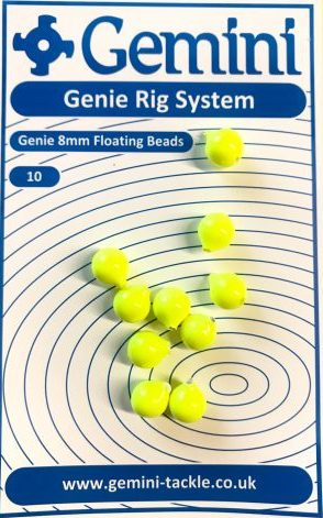 Gemini Yellow 6mm 8mm 10mm Floating Beads