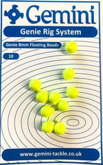 Gemini Yellow 6mm 8mm 10mm Floating Beads
