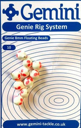 Gemini Glow Floating Beads Red Dot