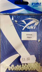 Yuki Hard Oval GLOW In The Dark Beads