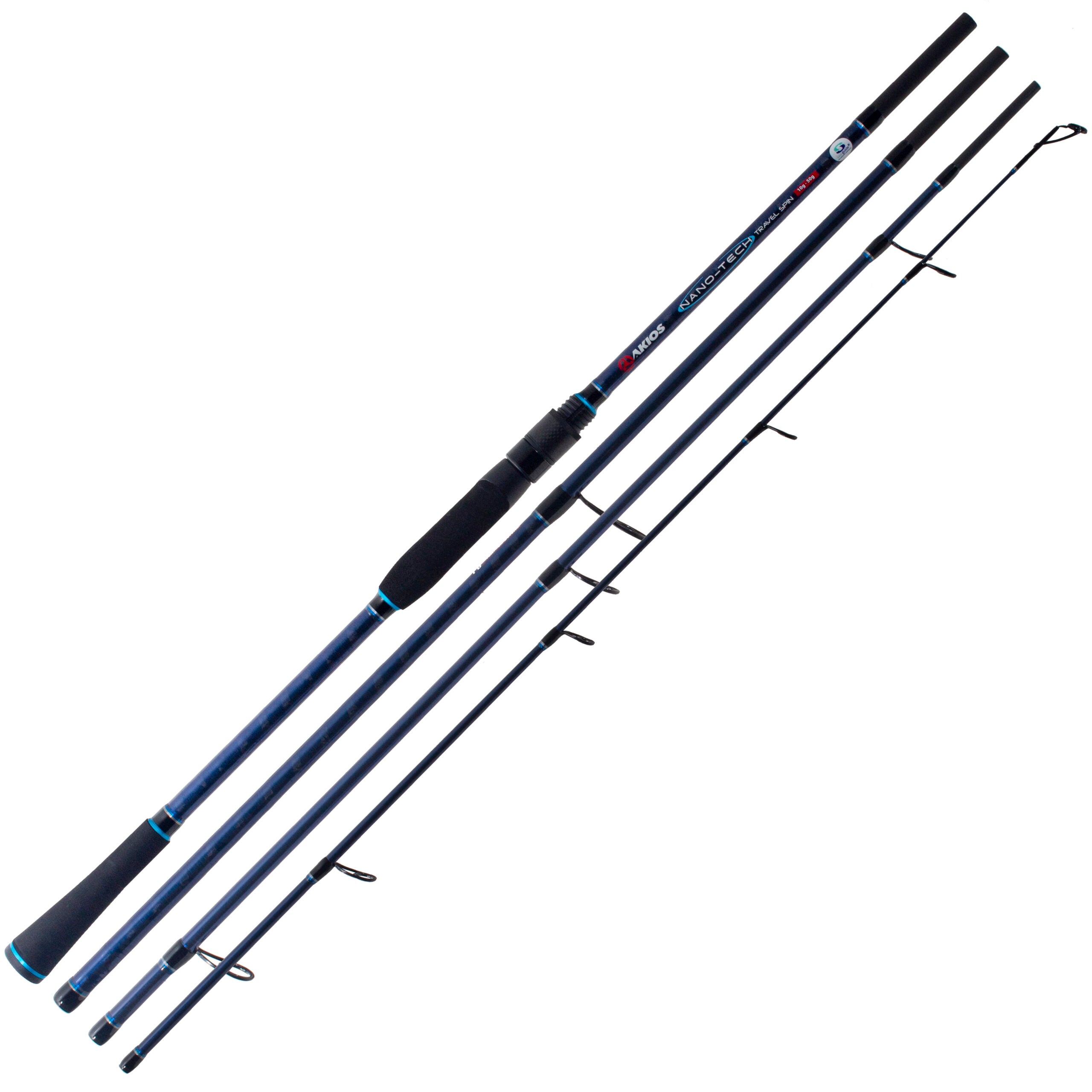 AKIOS NanoTech Travel Spin Rod 4 Piece 9ft 10-50g