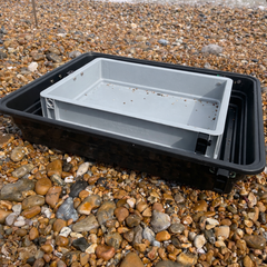 ANGLEX MEDIUM GREY TRAY & CONNECTORS BASIC