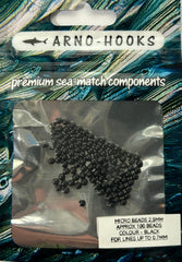 Arno Hooks Micro Match Black Beads