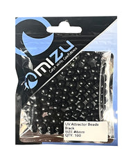 MIZU 6mm Attractor And Rig Building Beads black