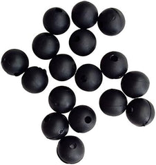 Mizu Rubber Buffer 6mm Beads black
