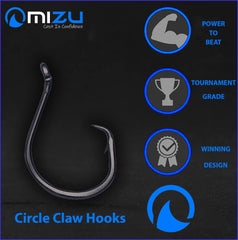 MIZU Circle Claw Hooks circle claw hooks