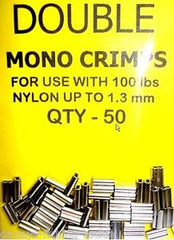 Double Mono Crimps 4 Sizes Available