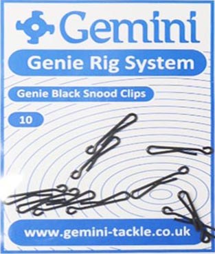 Gemini Black Snood Clips G3322