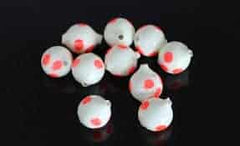 Gemini Glow Floating Beads Red Dot
