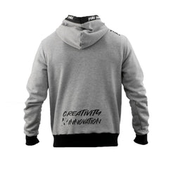 Yuki Branded Grey Hoodie