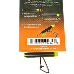 INOVA Rapid Slider Device thread and twist