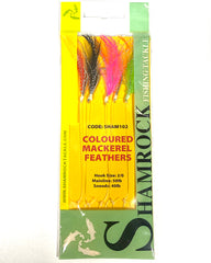 Shamrock Coloured Mackerel Feathers