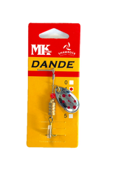 MK DANDE Mepps Size 1 Silver/Red Dot