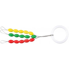Mikado Red, Green, Yellow Float Stoppers In 6 Sizes