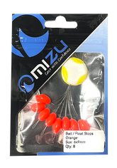 Mizu Bait/Float Stopper Beads Orange