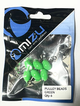 MIZU Green Pulley Beads Pack 6