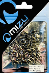 MIZU Rolling Swivels 4 Sizes Bulk Pack