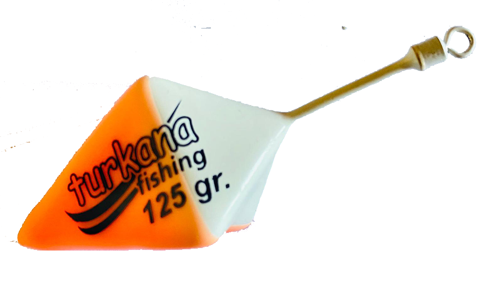 Turkana Pyramid Orange/Glow Fishing Weights Available In 3 Sizes