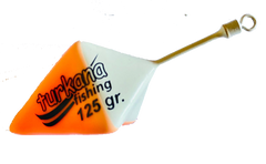 Turkana Pyramid Orange/Glow Fishing Weights Available In 3 Sizes