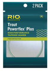 RIO Trout Powerflex Plus 9ft 3X 9.5lb 2 Pack