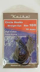 KOIKE Circle Hooks Size 10/0