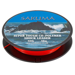 SAKUMA Super Tough Co-Polymer Shock Leader 50m ORANGE