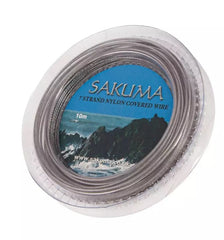 SAKUMA 7 strand Nylon Covered Wire 200lb 10m