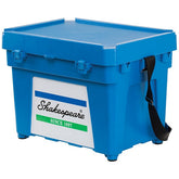 Blue Shakespeare Seat box with a visible 'Shakespeare' logo on a white background