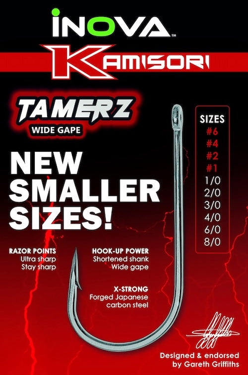 INOVA TAMERZ Wide Gape Big Fish Hooks 25 Box