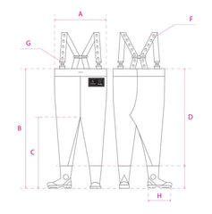 PROS Standard Chest Waders
