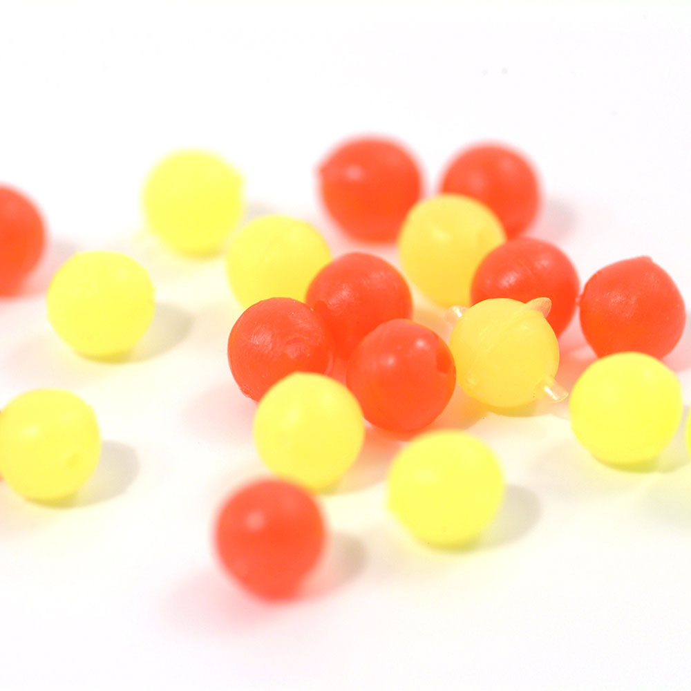 Tronixpro 5mm Yellow/Red Rig Round Beads