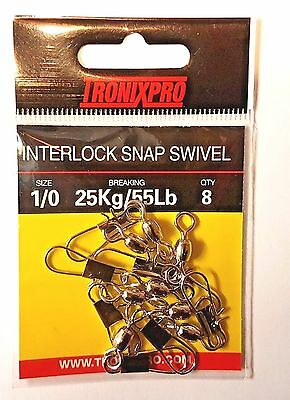 Tronixpro Interlock Snap Swivels