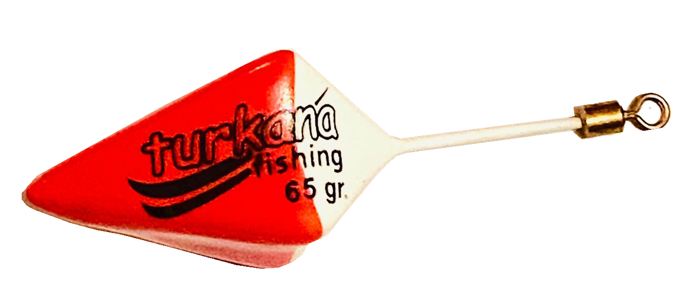 Turkana Pyramid Red & White Fishing Weights Available In 3 Sizes